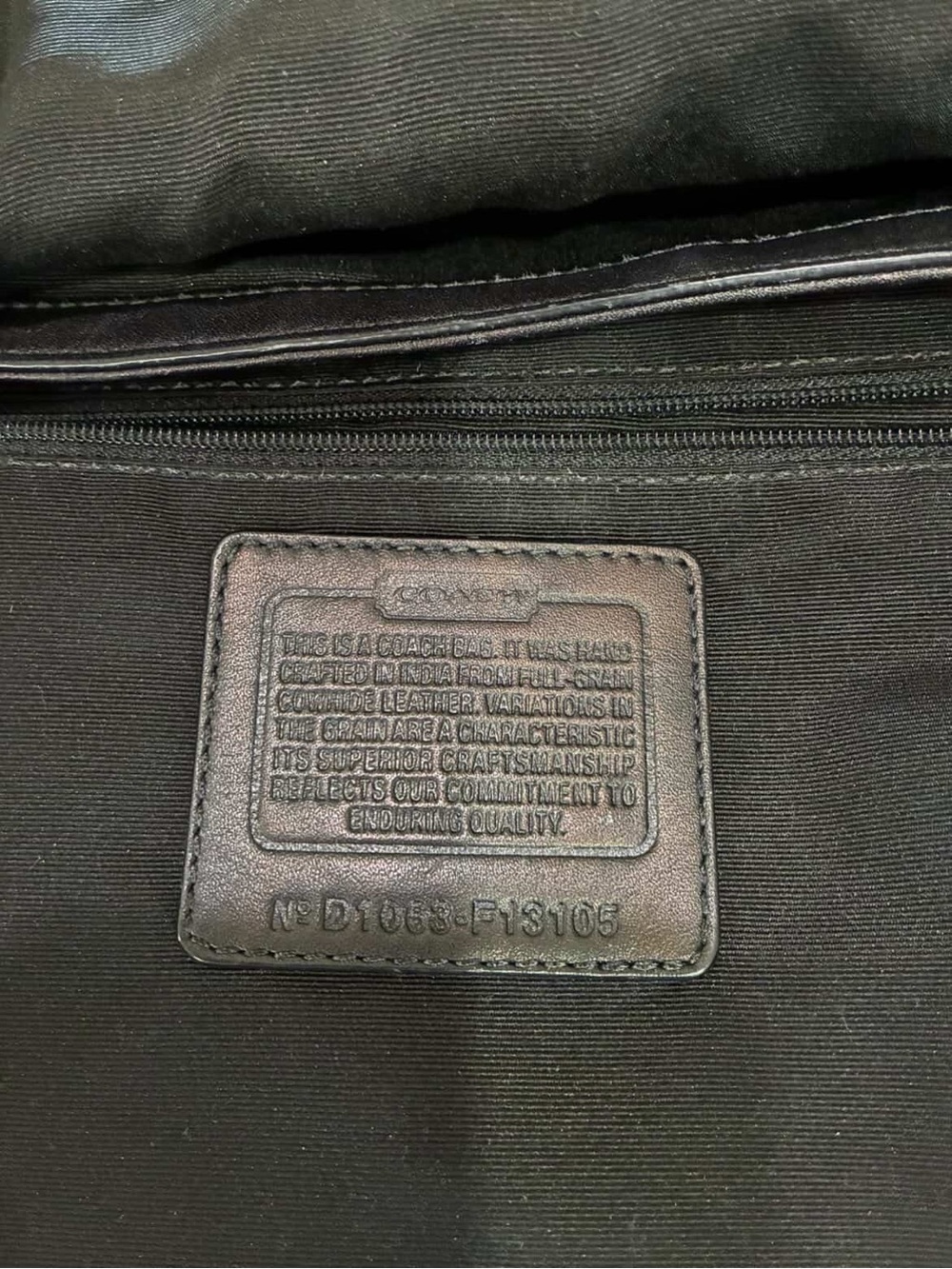 Black Shoulder Bag with Silver Buckle & Hangtag - Picture 7 of 13